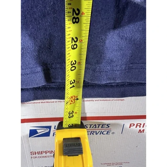 Vintage Polo Ralph Lauren Shirt Mens 2XLT Navy Rugby Long Sleeve 90s RARE SIZE - Picture 5 of 7